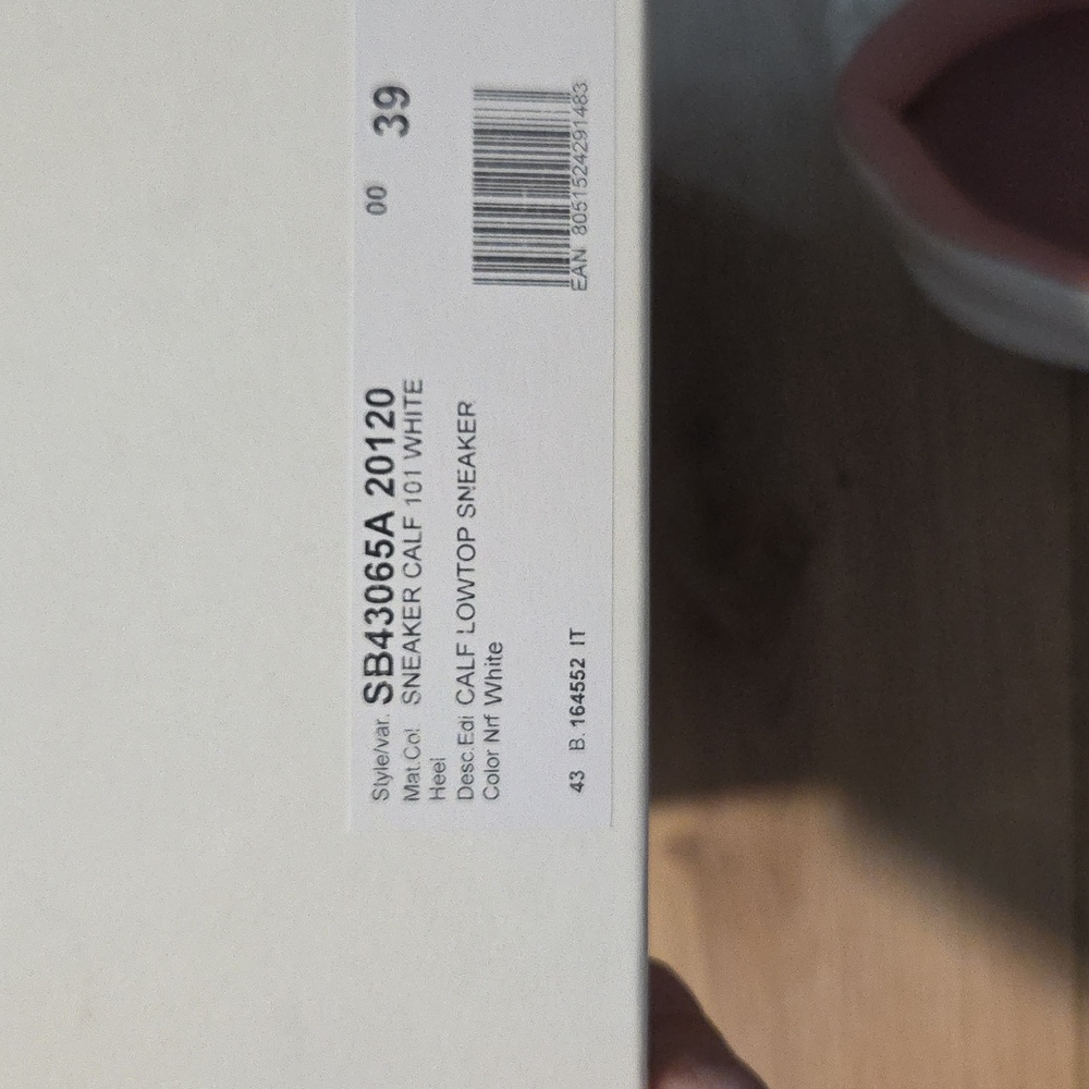 See By Chloe Essie pink/white leather Sneakers Sz 39 - Picture 9 of 14